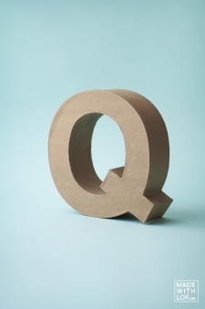 Q de cartón kraft