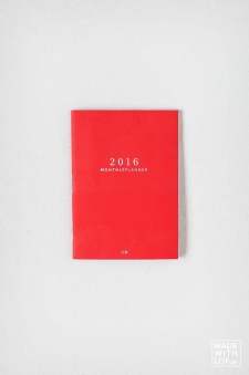 "Mini Monthly Planner 2016" - Planificador Mes Vista 2016 Mini